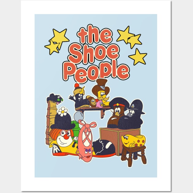 The Shoe People Wall Art by darklordpug